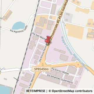 Mappa Via Enrico Fermi,  13, 25020 Poncarale, Brescia (Lombardia)