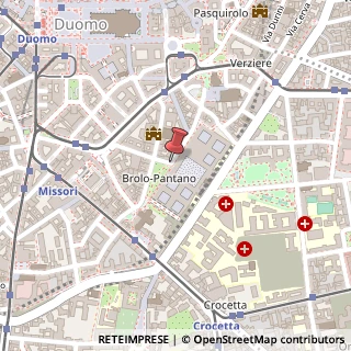 Mappa Via Festa del Perdono, 14, 20122 Milano, Milano (Lombardia)