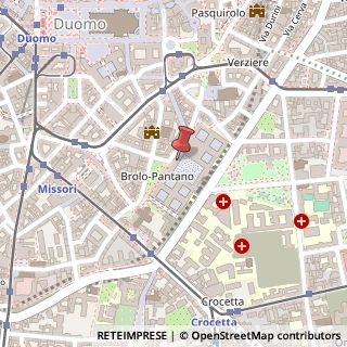 Mappa Via Festa del Perdono, 7, 20122 Milano, Milano (Lombardia)
