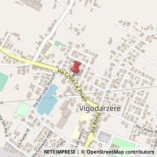 Mappa Via Ca' Pisani, 50, 35010 Vigodarzere, Padova (Veneto)