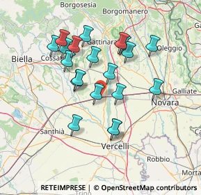 Mappa A4 Torino - Trieste, 13030 Formigliana VC, Italia (12.8855)