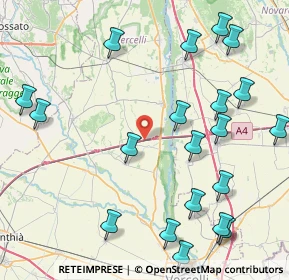 Mappa A4 Torino - Trieste, 13030 Greggio VC, Italia (10.403)