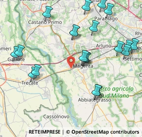 Mappa Via Ubertosa, 20013 Magenta MI, Italia (9.329)