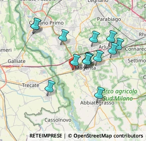 Mappa Via Ubertosa, 20013 Magenta MI, Italia (6.53643)