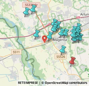 Mappa Via Ubertosa, 20013 Magenta MI, Italia (4.1325)
