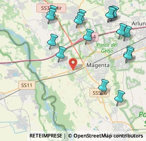 Mappa Via Ubertosa, 20013 Magenta MI, Italia (5.08813)
