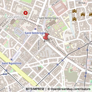 Mappa Via Edmondo de Amicis, 49, 20123 Milano, Milano (Lombardia)