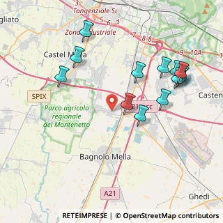 Mappa Via Agostino Gallo, 25020 Poncarale BS, Italia (4.27231)