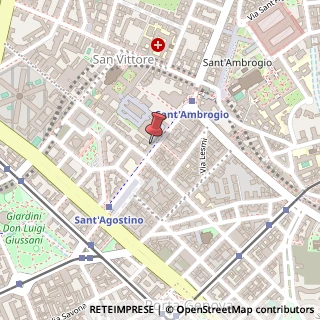 Mappa Via Olona, 12, 20123 Milano, Milano (Lombardia)