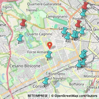 Mappa Via Simone Saint Bon, 20147 Milano MI, Italia (2.72813)