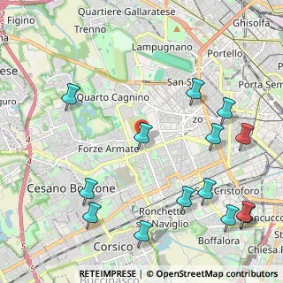 Mappa Via Simone Saint Bon, 20147 Milano MI, Italia (2.73357)