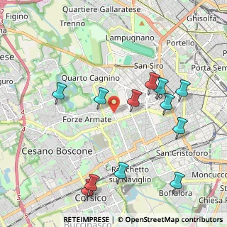 Mappa Via Simone Saint Bon, 20147 Milano MI, Italia (2.24833)