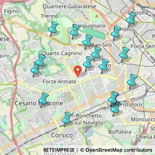 Mappa Via Simone Saint Bon, 20147 Milano MI, Italia (2.33882)