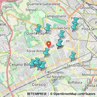 Mappa Via Simone Saint Bon, 20147 Milano MI, Italia (1.79538)