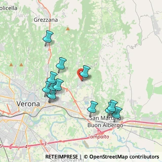 Mappa 37141 Montorio VR, Italia (3.80692)