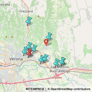 Mappa 37141 Montorio VR, Italia (3.81667)