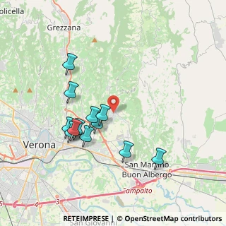 Mappa 37141 Montorio VR, Italia (3.53083)