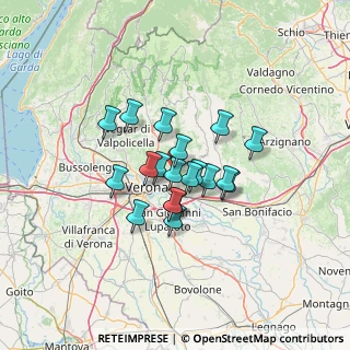 Mappa 37141 Montorio VR, Italia (9.06105)