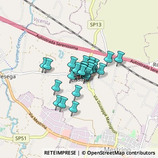 Mappa Via San Giovanni Battista, 35035 Mestrino PD, Italia (0.43929)