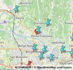 Mappa Via Sandro Baganzani, 37124 Verona VR, Italia (2.97846)
