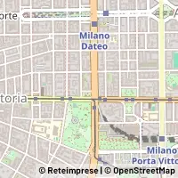 Mapa Milano