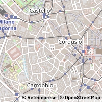 Mapa Milano