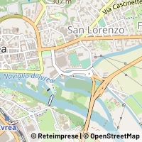 Mapa Ivrea