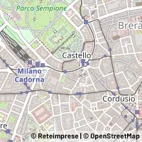 Kaart Milano