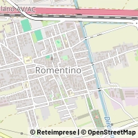 Mapa Romentino