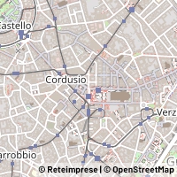 Mapa Milano