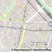 Kaart Milano