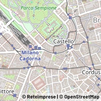 Mapa Milano