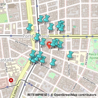 Mappa Via Amatore Sciesa, 20135 Milano MI, Italia (0.195)