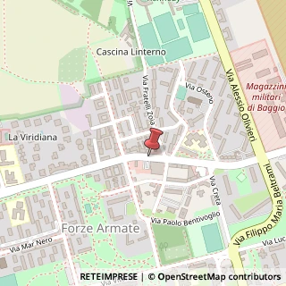 Mappa Via delle Forze Armate,  230, 20152 Milano, Milano (Lombardia)