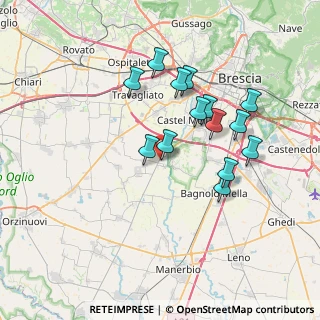 Mappa Via Giovanni Paolo II, 25020 Azzano Mella BS, Italia (6.52071)