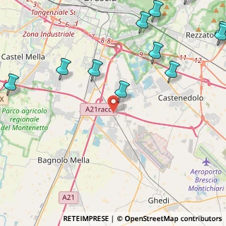 Mappa Raccordo Autostradale Ospitaletto-Montichiari, 25010 Montirone BS, Italia (6.22545)
