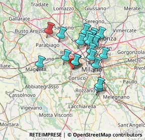 Mappa Via Noale, 20152 Milano MI, Italia (10.844)