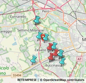 Mappa Via Noale, 20152 Milano MI, Italia (3.30923)