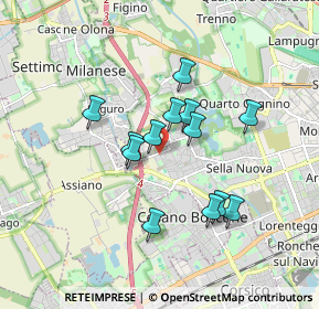 Mappa Via Noale, 20152 Milano MI, Italia (1.41769)