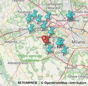 Mappa Cusago, 20047 Monzoro MI, Italia (6.218)