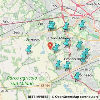 Mappa Cusago, 20047 Monzoro MI, Italia (4.41643)