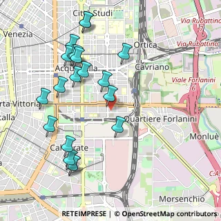 Mappa Via Luigi Calamatta, 20137 Milano MI, Italia (1.1065)
