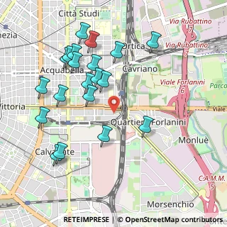 Mappa Via L. de Andreis, 20137 Milano MI, Italia (1.0525)