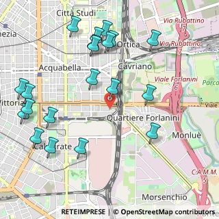 Mappa Via L. de Andreis, 20137 Milano MI, Italia (1.25)