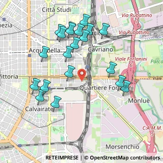 Mappa Via L. de Andreis, 20137 Milano MI, Italia (1.0615)