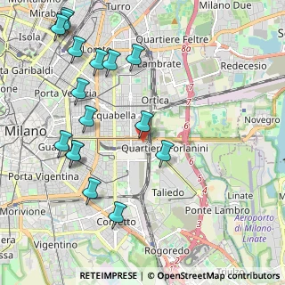 Mappa Via L. de Andreis, 20137 Milano MI, Italia (2.4875)