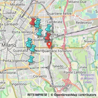 Mappa Via L. de Andreis, 20137 Milano MI, Italia (1.65455)