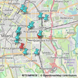 Mappa Via L. de Andreis, 20137 Milano MI, Italia (2.18786)