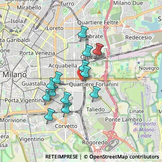 Mappa Via L. de Andreis, 20137 Milano MI, Italia (1.56143)