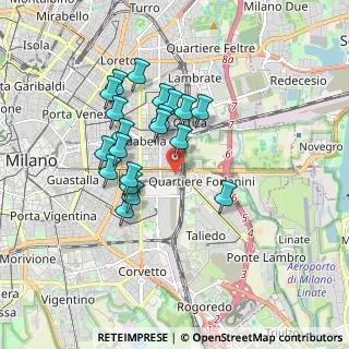 Mappa Via L. de Andreis, 20137 Milano MI, Italia (1.518)